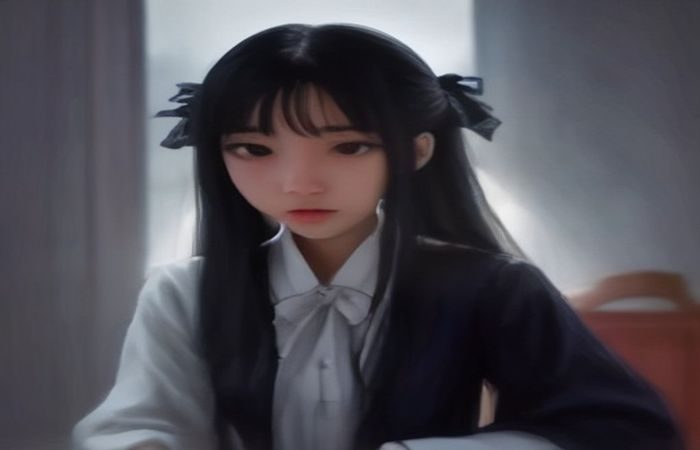 女大学生的沙龙室真实案例，复旦大学女生小雨在沙龙室完成韩系蓬松烫发前后对比，发型从平直到蓬松有型，整体气质显著提升，笑容自信灿烂