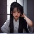 女大学生的沙龙室首席发型设计师林晓薇，短发利落，专业气质，多年校园美发服务经验